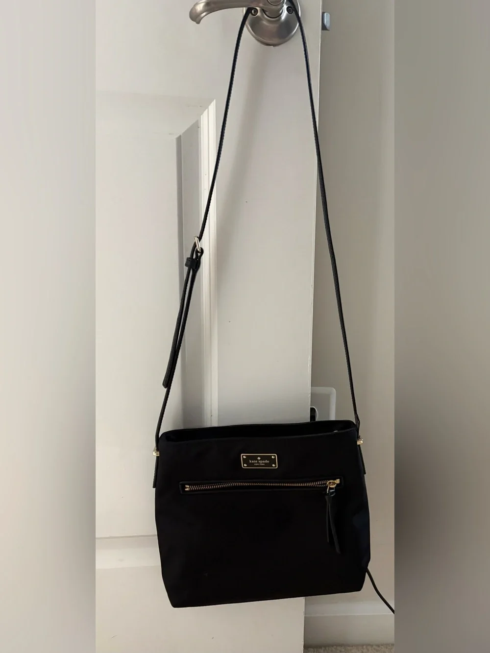 Kate Spade New York Black Nylon Crossbody Bag | Mint Condition